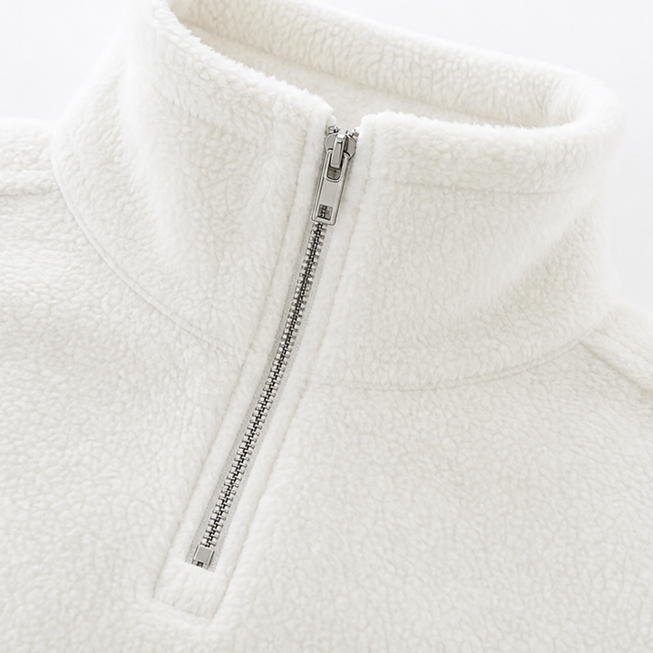 Easewell – Drop-Shoulder Quarter-Zip Pullover