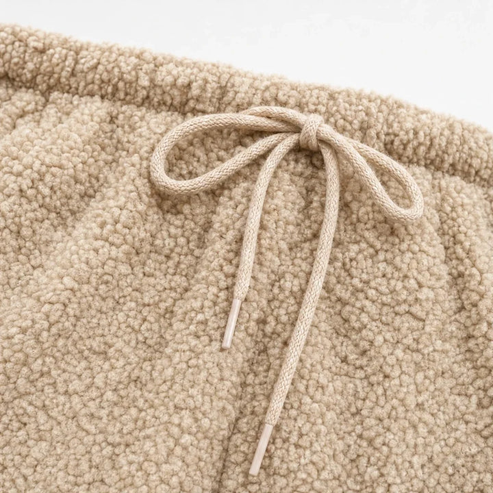 Cozyhaven – Plush Wide-Leg Lounge Pants