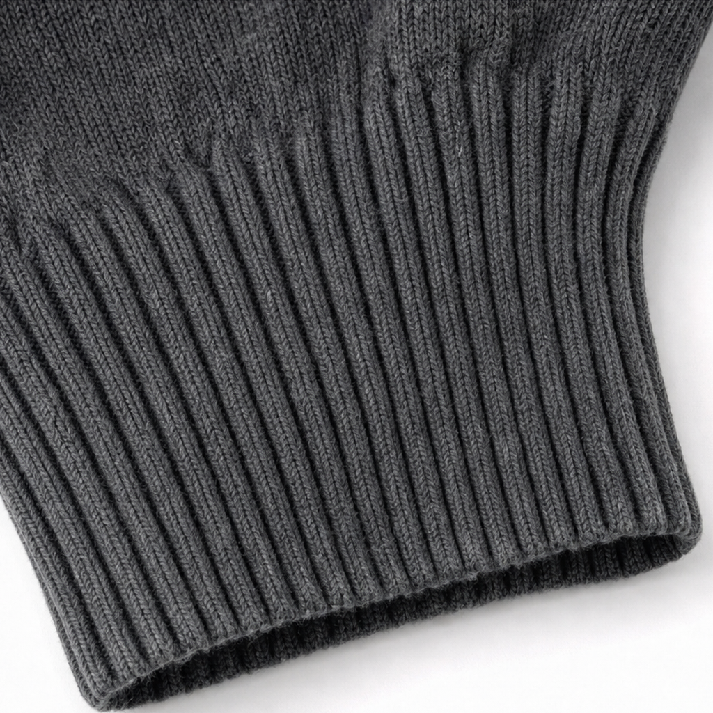 Patch & Thread – Contrast Pocket Drawstring Hem Knit Jacket