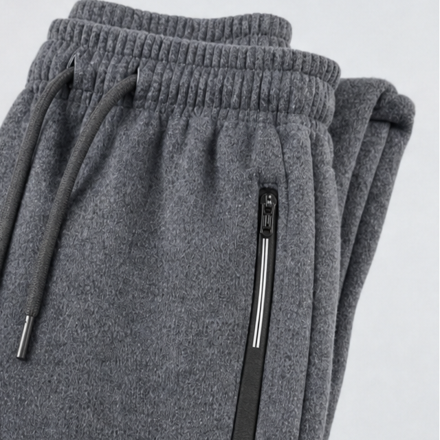 Warmease – Fleece-Lined Tapered Jogger Sweatpants