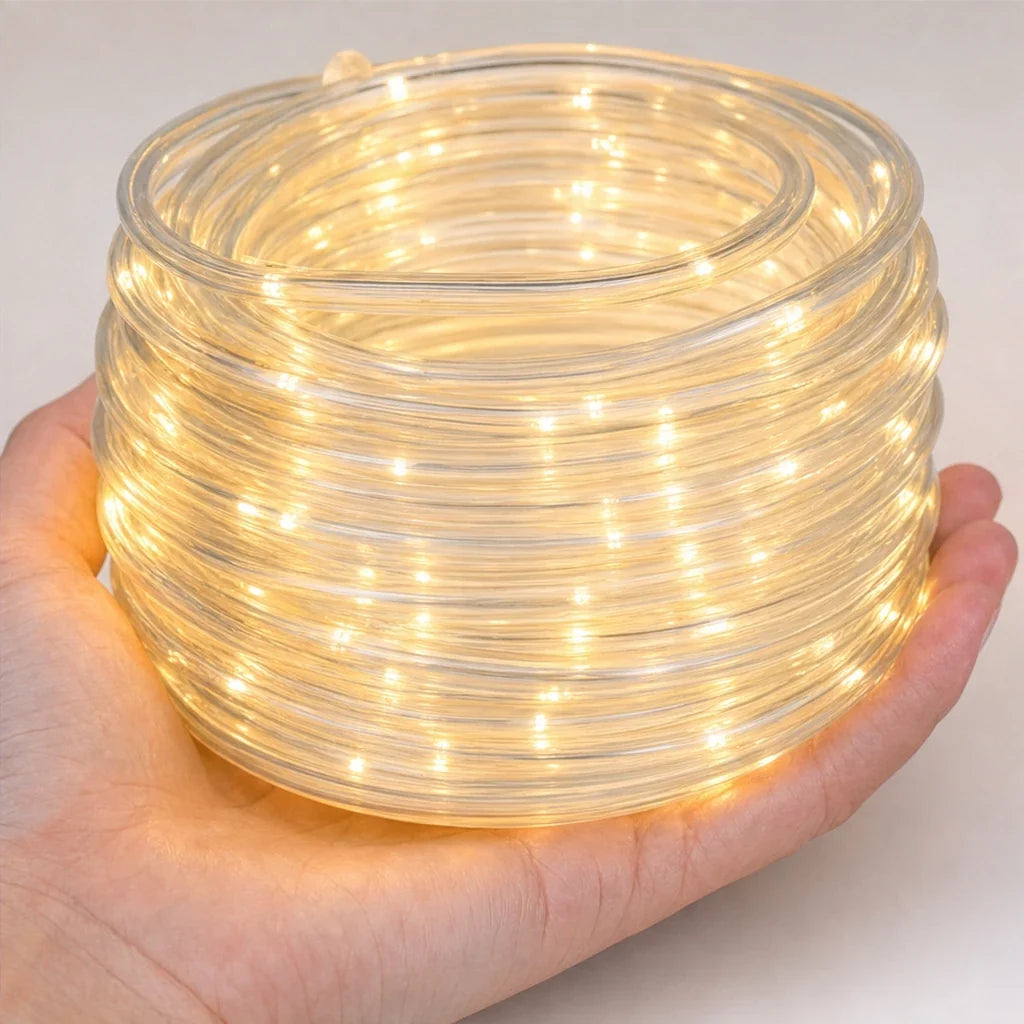 Everglow – Solar PVC Tube Outdoor String Lights