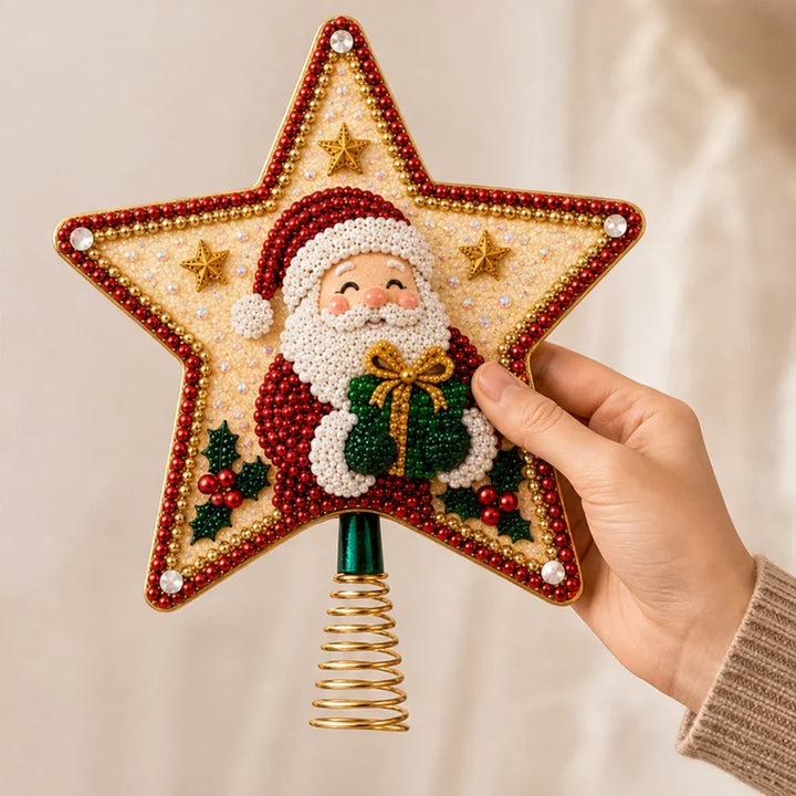 Starryloom – Santa Diamond Painting Christmas Tree Topper