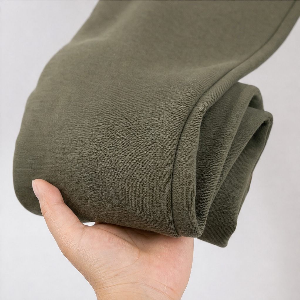 Duskmere – Knee-Length Hooded Zip Sweatshirt Coat