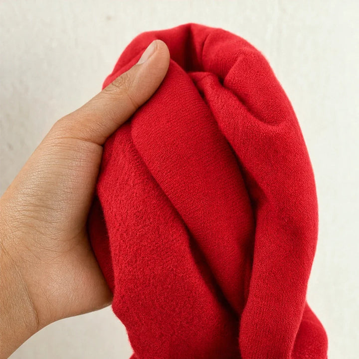 Bowelle – Oversized Bow Red Sweater