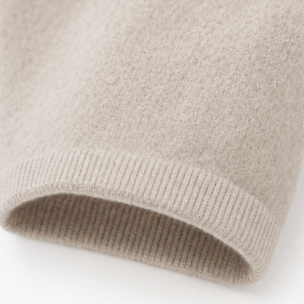 Draperie – Longline Open-Front Wool-Blend Look Coat