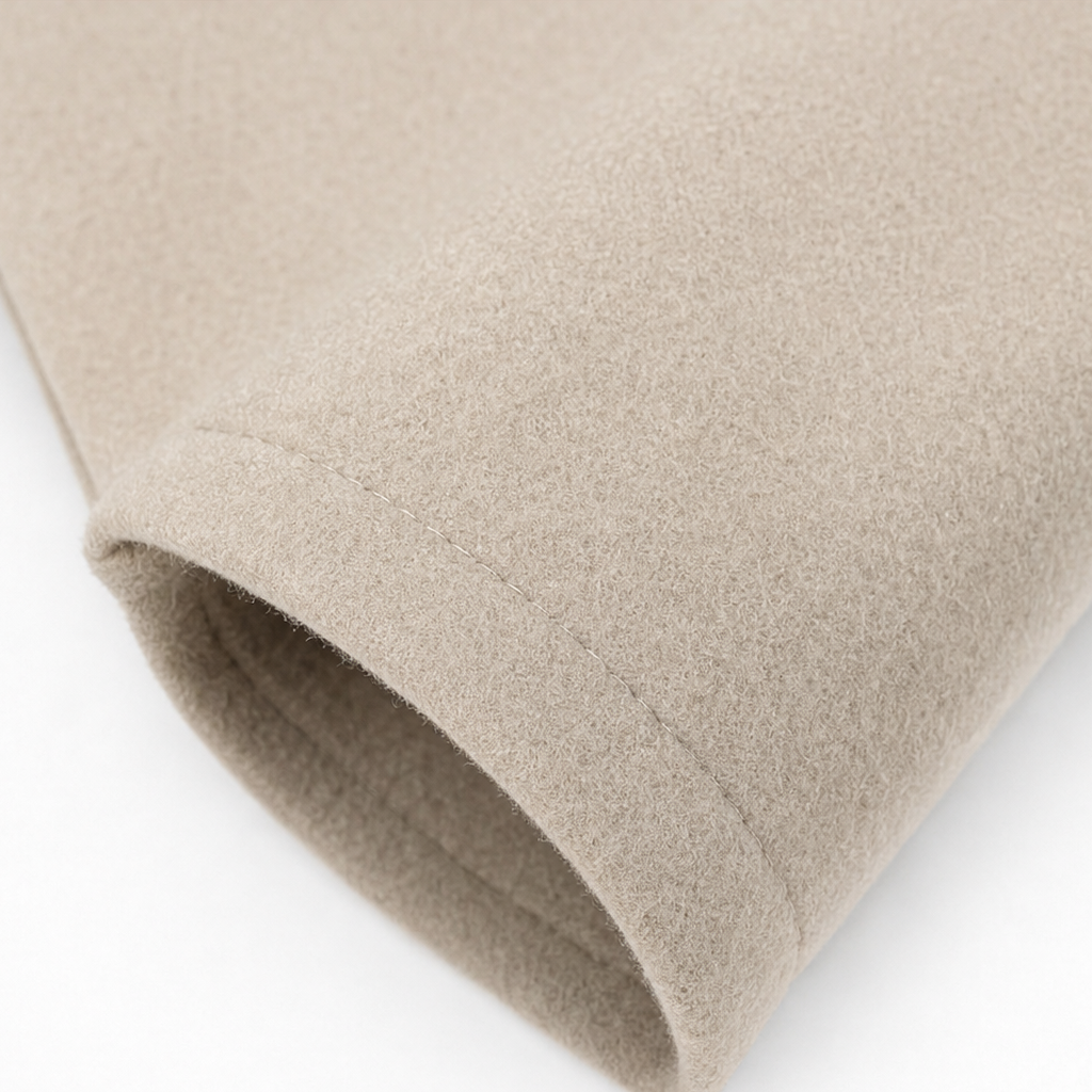 Elowen – Double-Breasted A-Line Tailored Overcoat