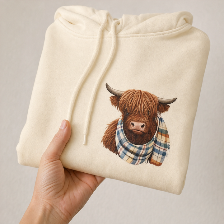 Highlander – Highland Cow Print Hoodie
