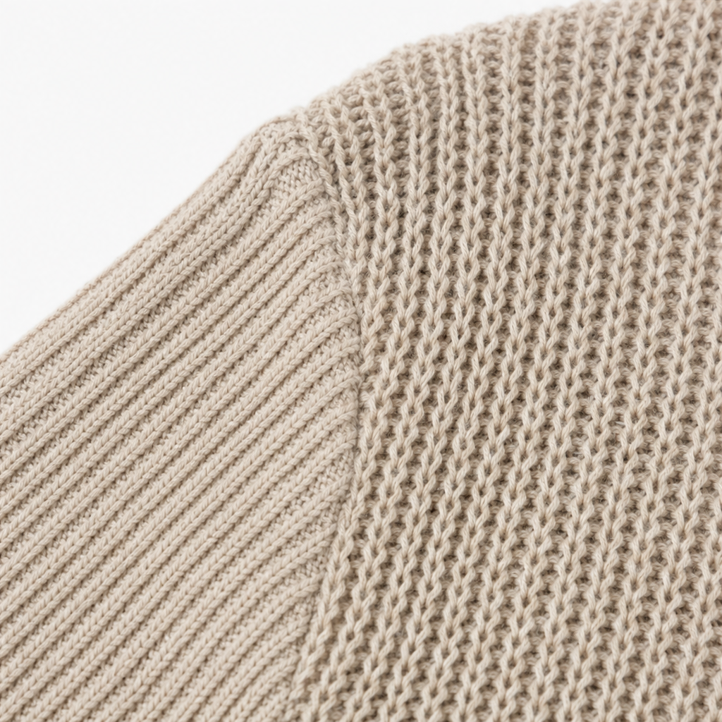 Drapeelle – Crochet-Look Open-Front Batwing Cardigan