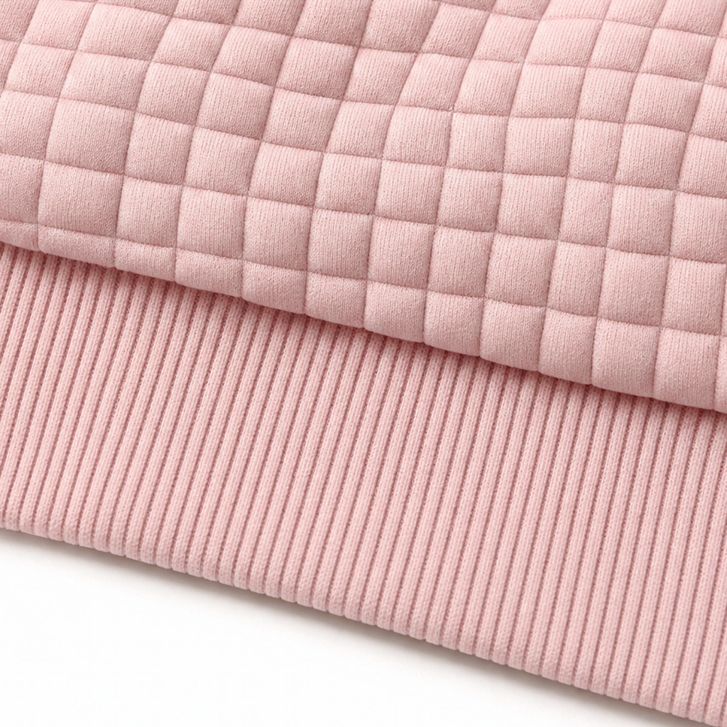 Wearbella – Quilted Structured-Collar Zip Sweater