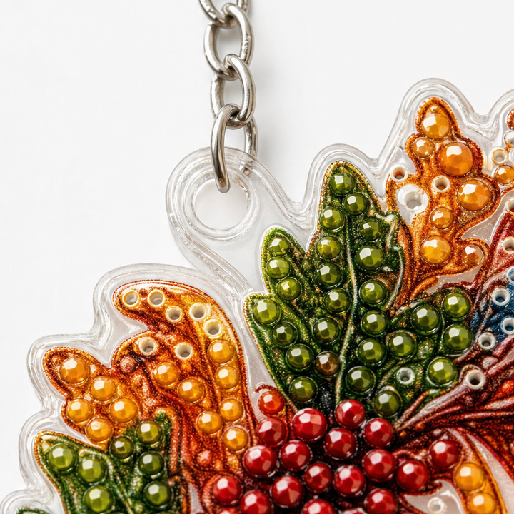 Glimmerwreath – Pumpkin & Floral Diamond Painting Wreath Kit