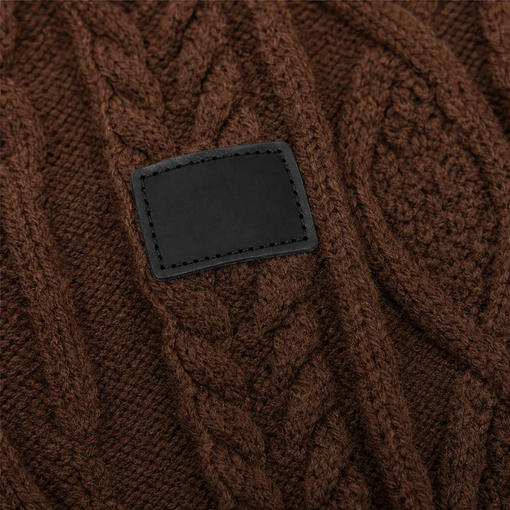 Cable & Co. – Cable-Knit Sweater And Trouser Set