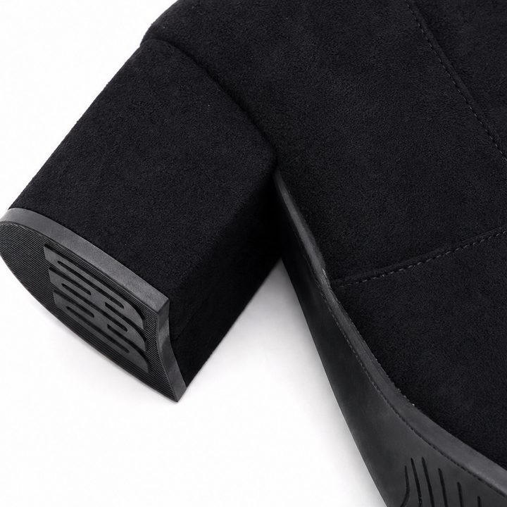 Legluxe – Stretch Suede-Look Over-The-Knee Boots