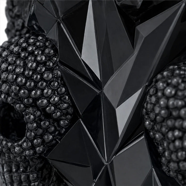 Ravenora – Sculpted Raven And Skull Decorative Vase