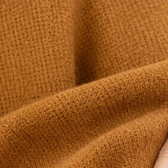 Linevera – Pit-Stripe Ribbed Asymmetric Turtleneck Top