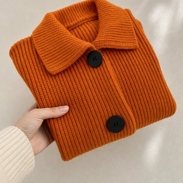 Cordella – Ribbed Button-Front Shirt