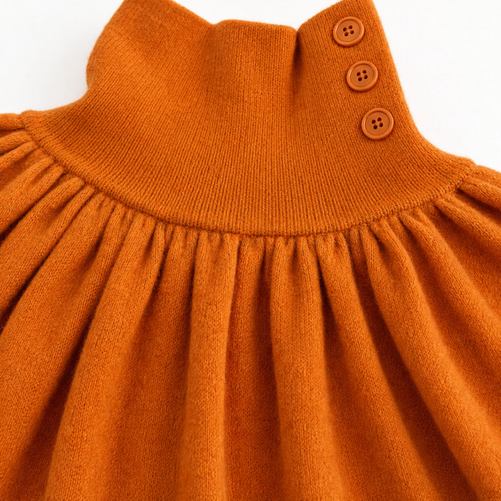 Pleatelle – Pleated Shoulder Lantern Sleeve Knit Sweater