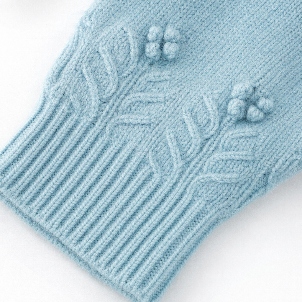 Florenza – Botanical Detail Knit Sweater
