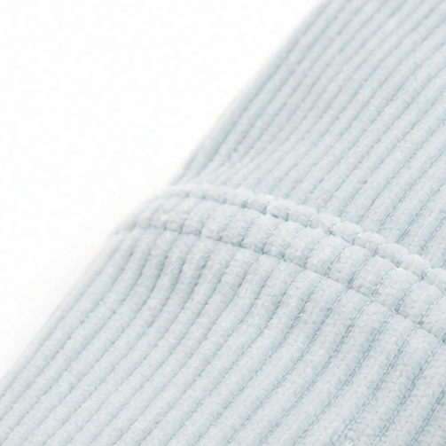 Corduvale – Vertical-Wale Corduroy Open-Front Cardigan