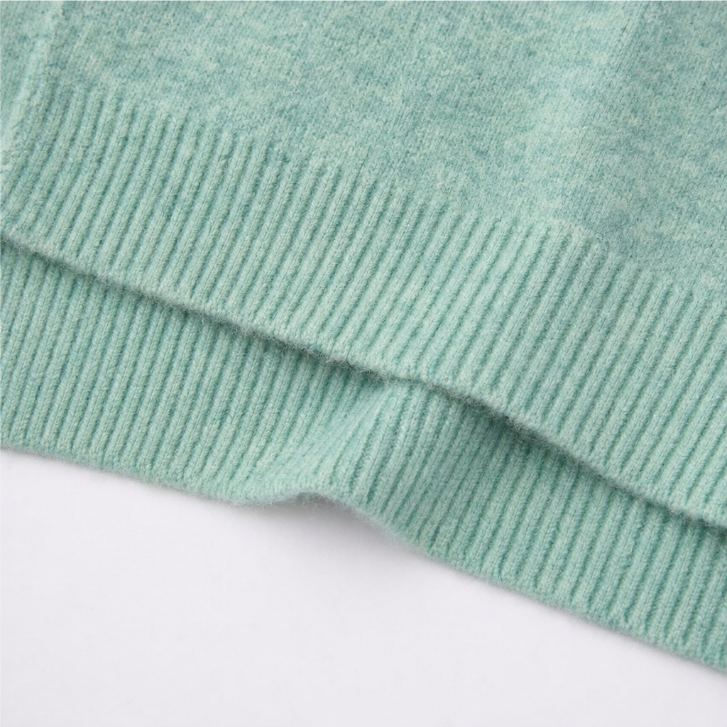 Mayfield – Longline Open-Front Wool Knit Cardigan