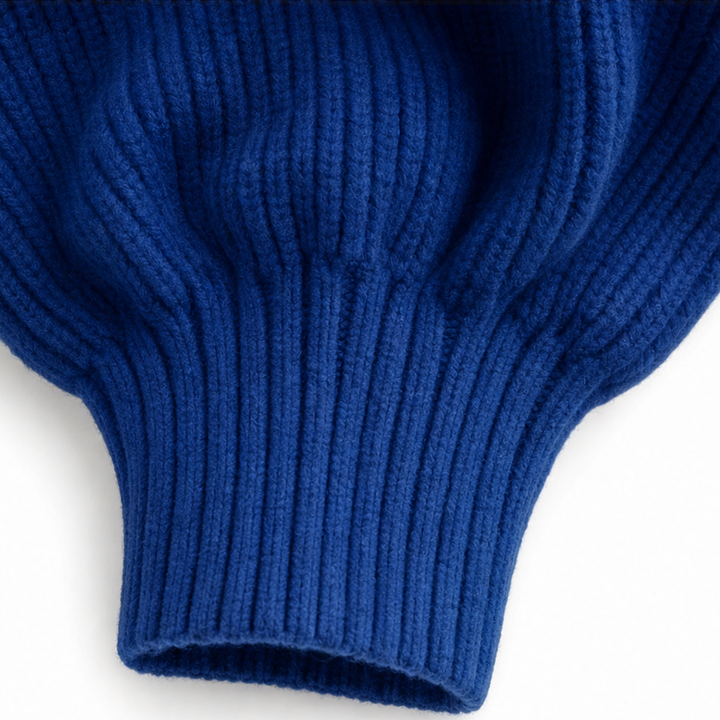 Ribelle – Ribbed Wide-Sleeve Button Cardigan
