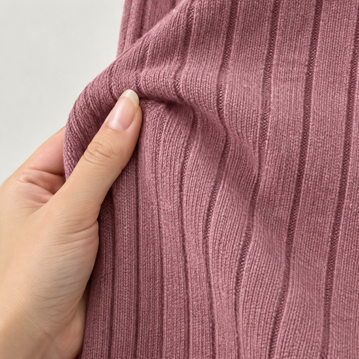 Ribwarm – Hooded Ribbed-Knit Maxi Sweater Dress
