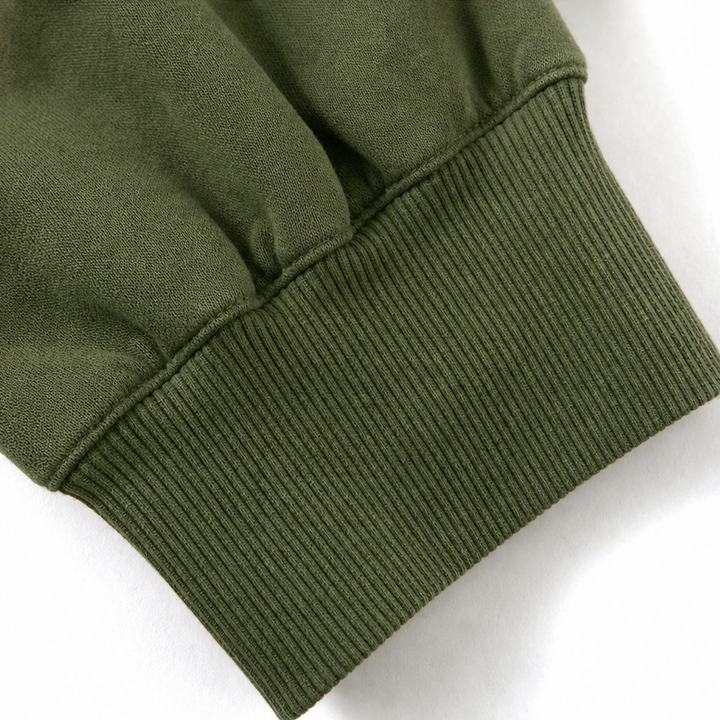 Lunecasa – Raw-Edge Split-Cuff Oversized Pullover
