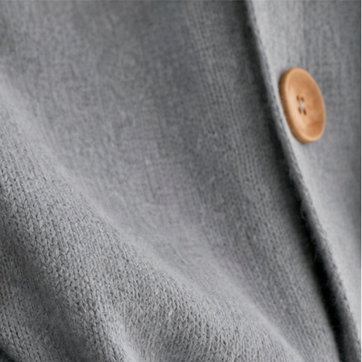 Wearbella – Hooded Waffle-Knit Button-Front Cardigan