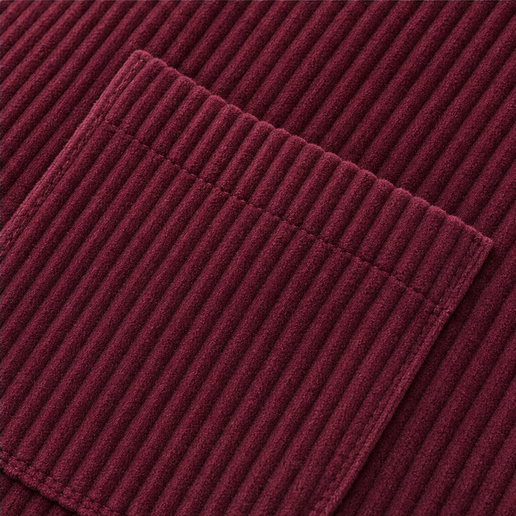 Corduvie – Ribbed Corduroy Hooded Overshirt
