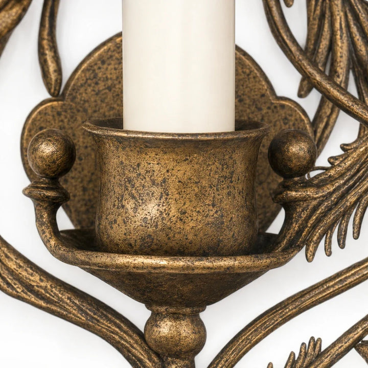 Everpine – Evergreen Berry Tree Wall Candle Holder