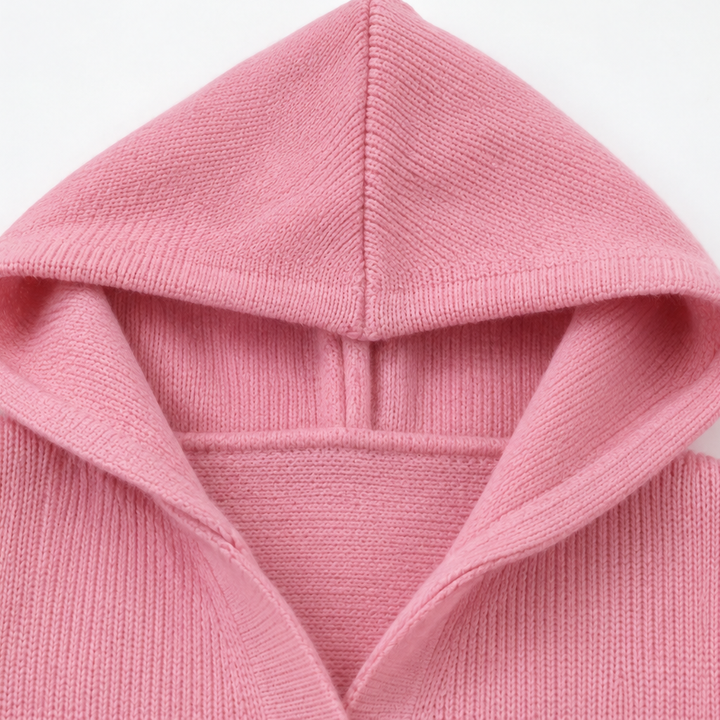 Softcove – Hooded A-Line Knit Cardigan