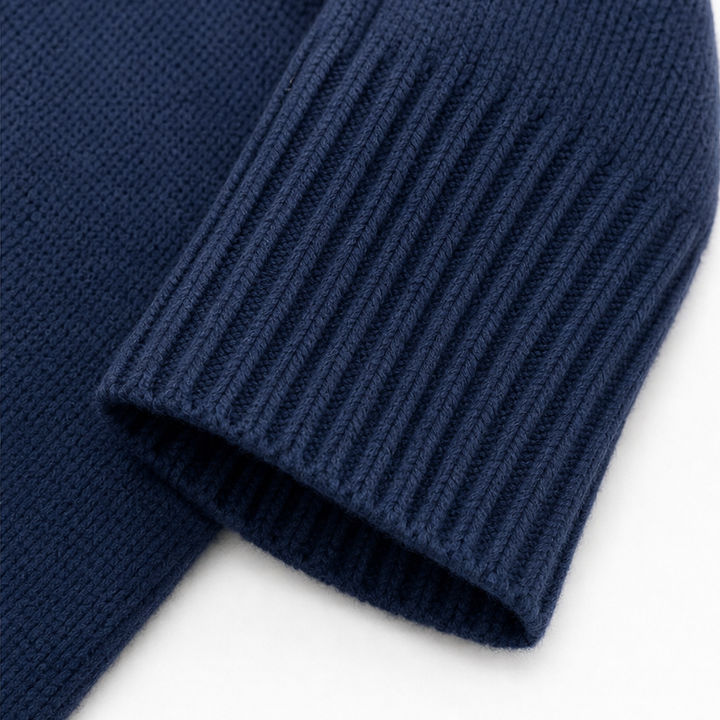Wearbella – Asymmetric Wrap-Front Lantern Sleeve Sweater