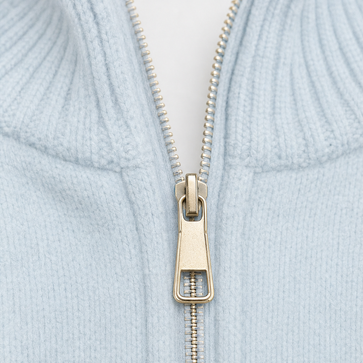 Wearbella – Double-Zip Ribbed Knit Jacket