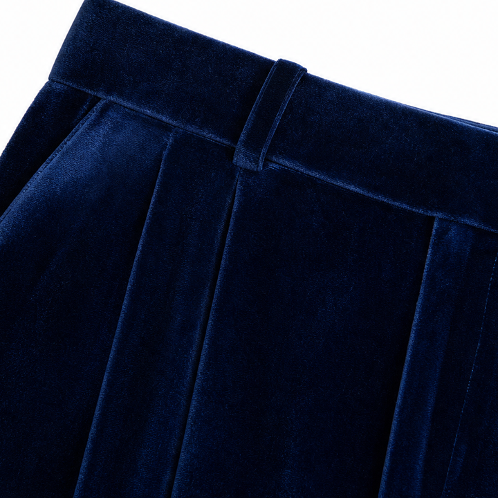 Veloura – Belted Velvet Hoodie And Trouser Set