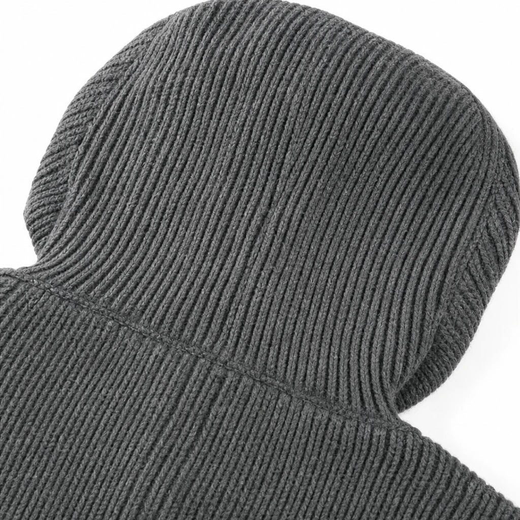 Henley Haven – Hooded Chunky Ribbed Henley Sweater