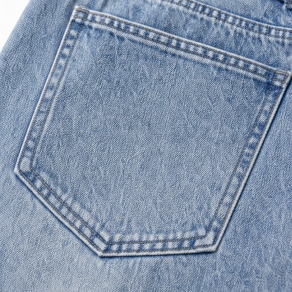 Buckleline – Side Buckle Wide-Leg Jeans