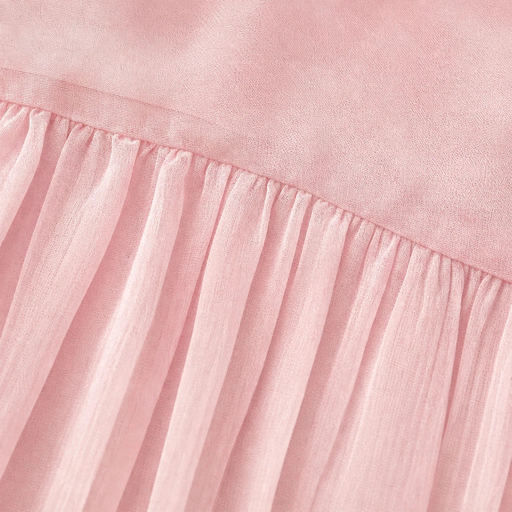 Lumière – Pearl-Embellished Chiffon Party Top