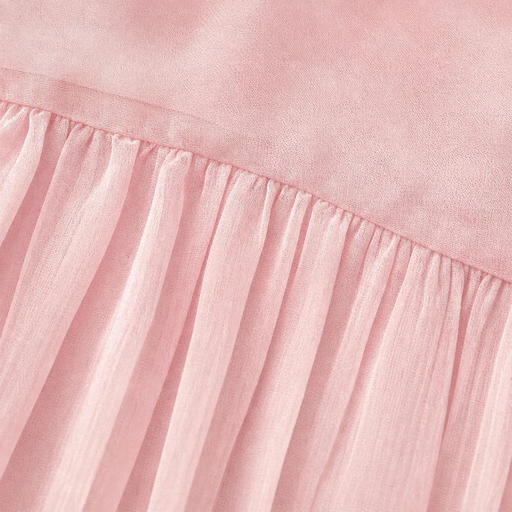 Lumière – Pearl-Embellished Chiffon Party Top