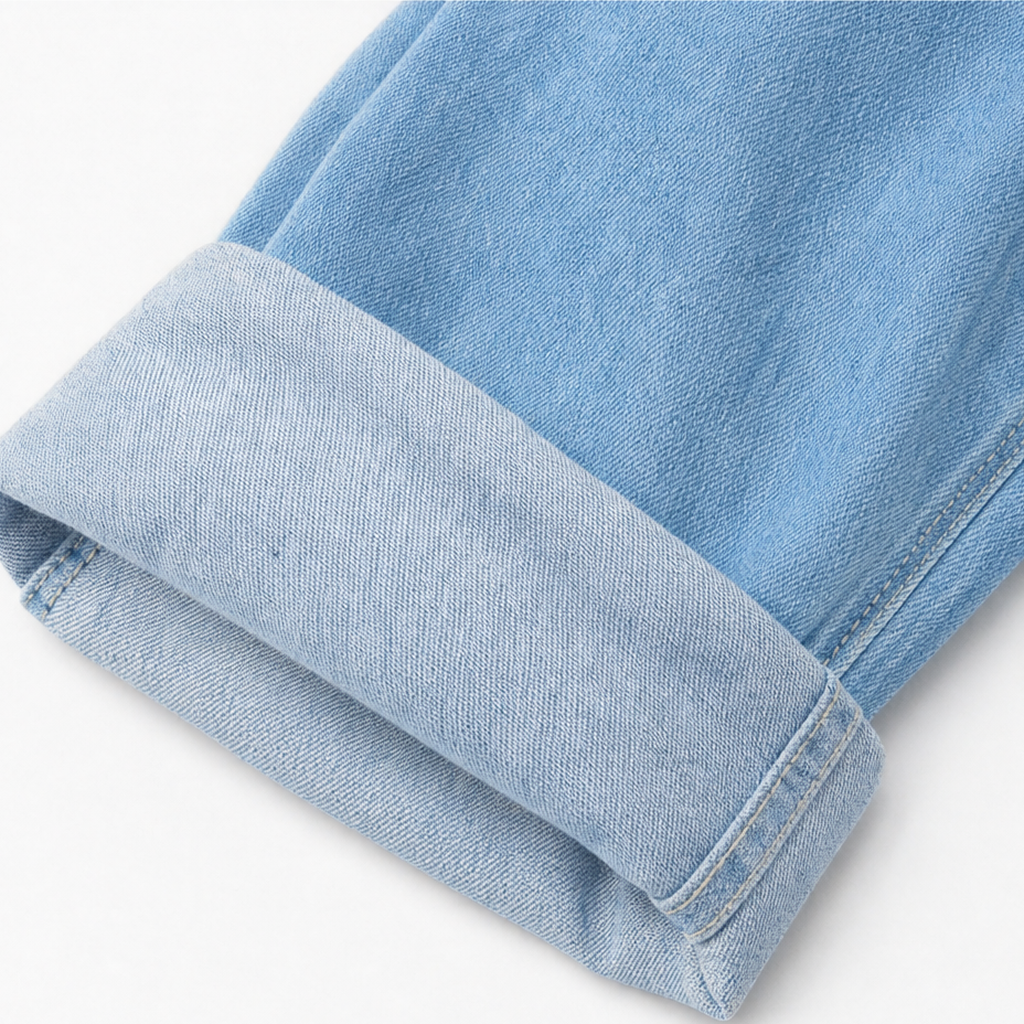 Mila – Denim Maxi Shirt Dress