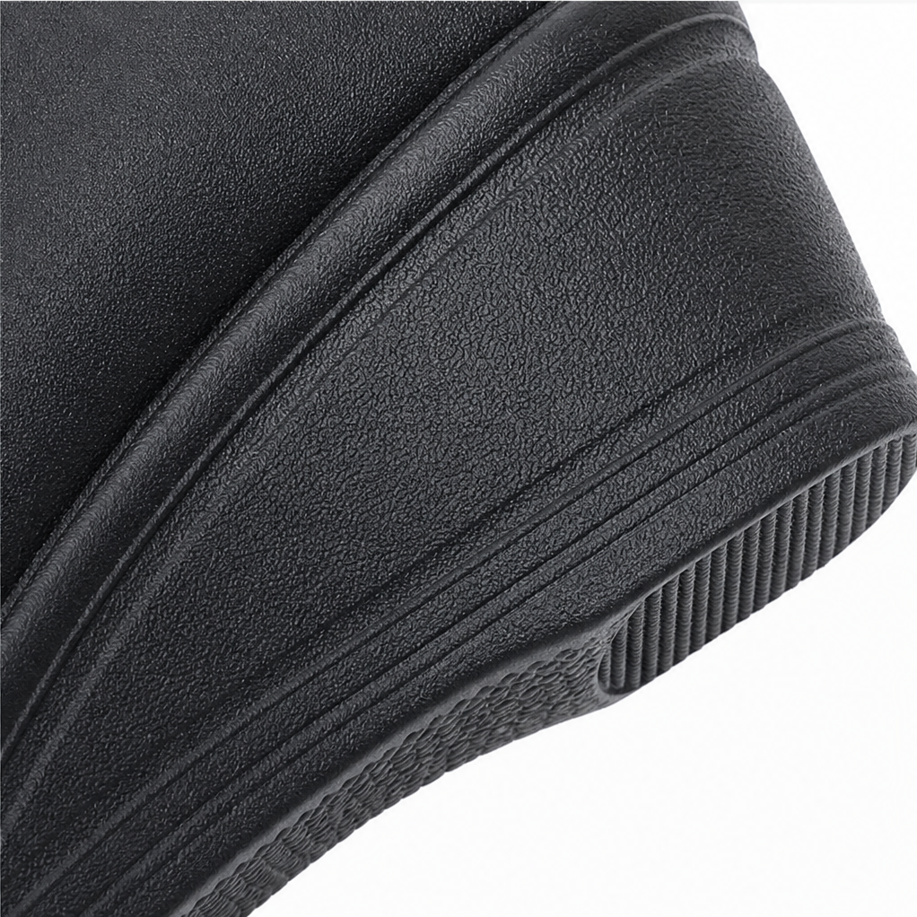 Walkwell – Wide Round Toe Comfort Wedge Pumps