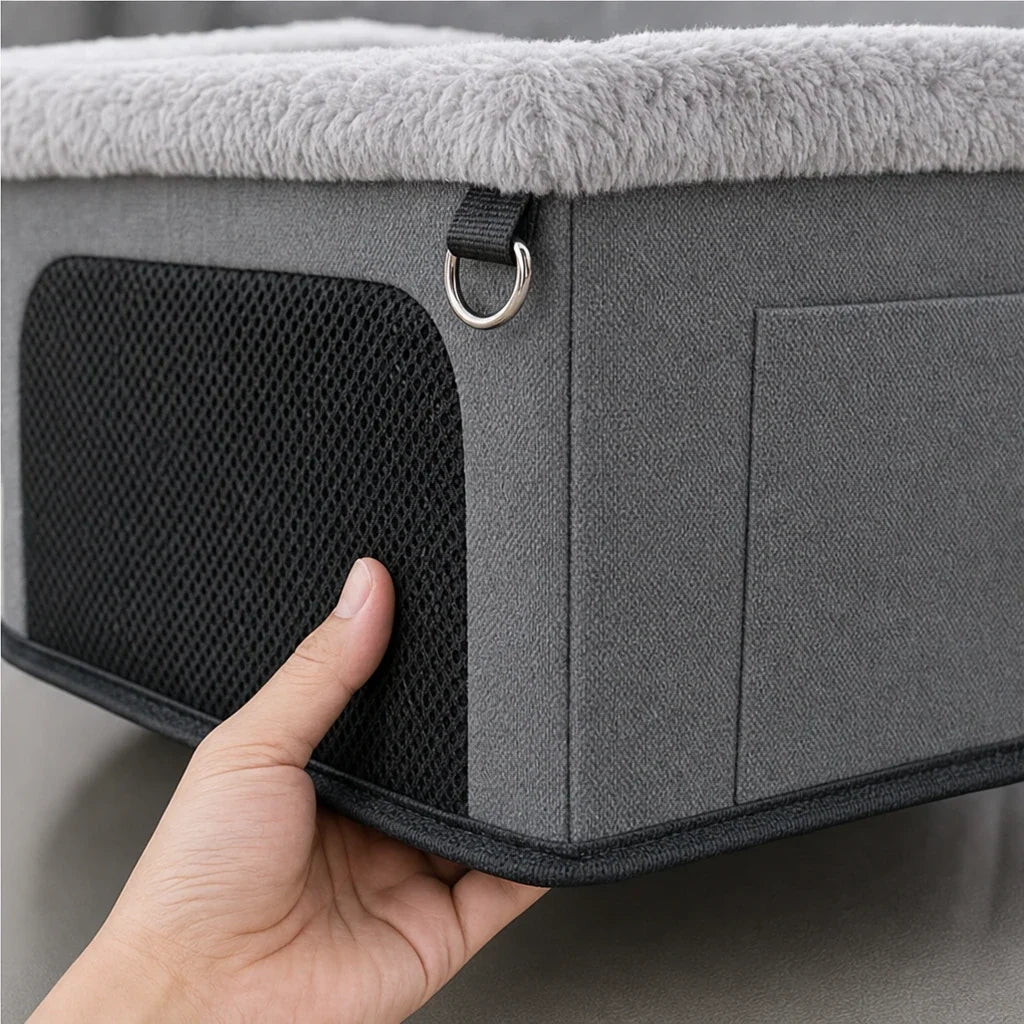 Pawstead – Plush-Lined Dog Car Booster Seat