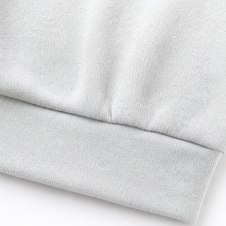 Wearbella – Pleated V-Neck Balloon Sleeve Sweatshirt