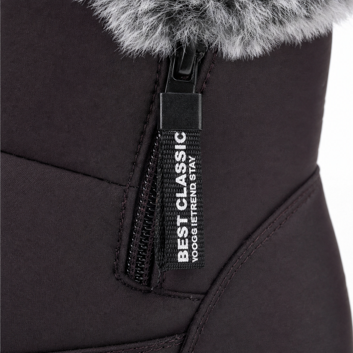Warmalia – Faux Fur-Lined Waterproof Slip-On Snow Boots