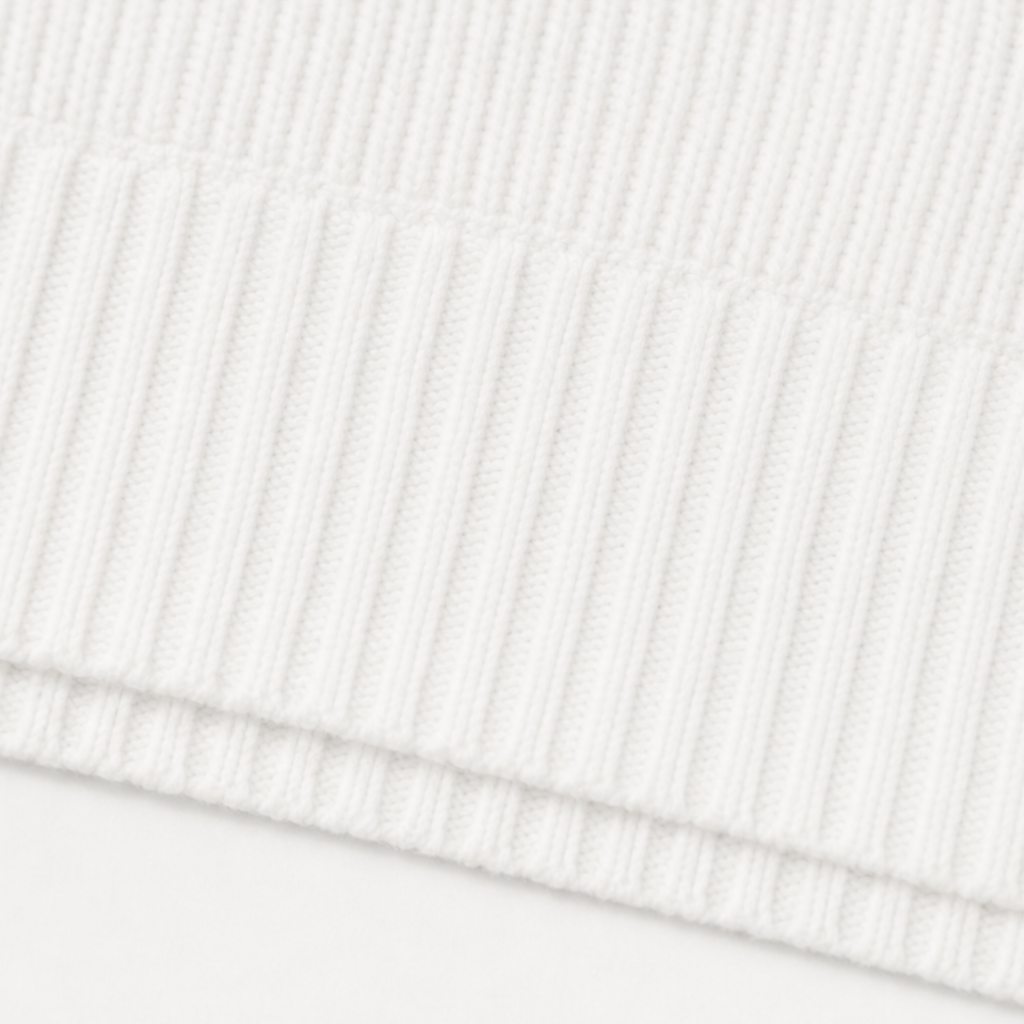 Buttonelle – Ribbed Henley Button-Front Sweater
