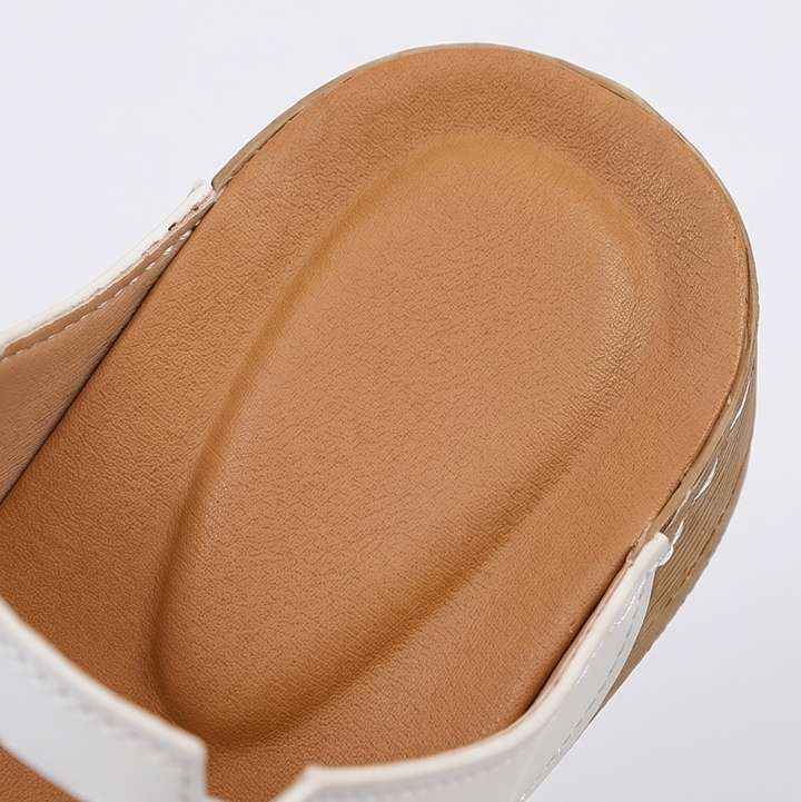 BellaArch™ Cushioned Wedge Sandals with Gold Strap Detail