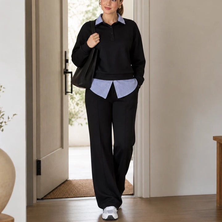 Layerelle – Layered Sweatshirt And Pants Set