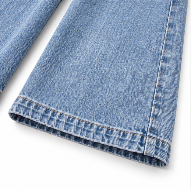 Verelle - Women's High Elastic Wide Leg Denim Jeans