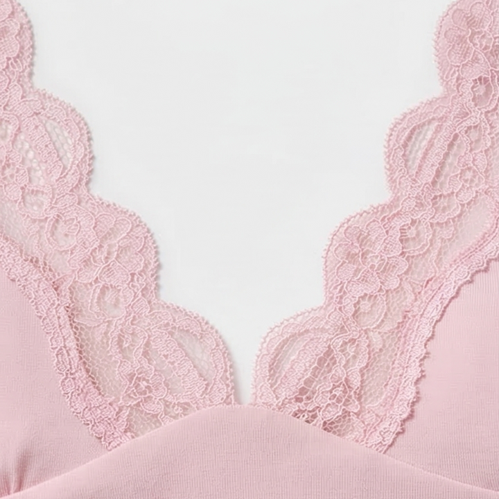 Lunaire™ – Seamless Lace Camisole and Boxer Brief Set