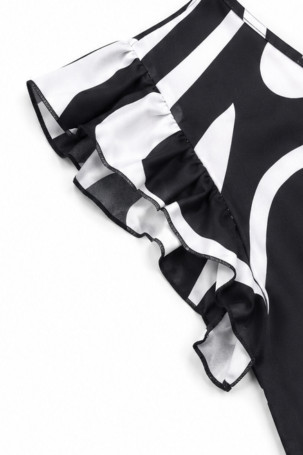 Flowden – Abstract Print Flowy Jumpsuit