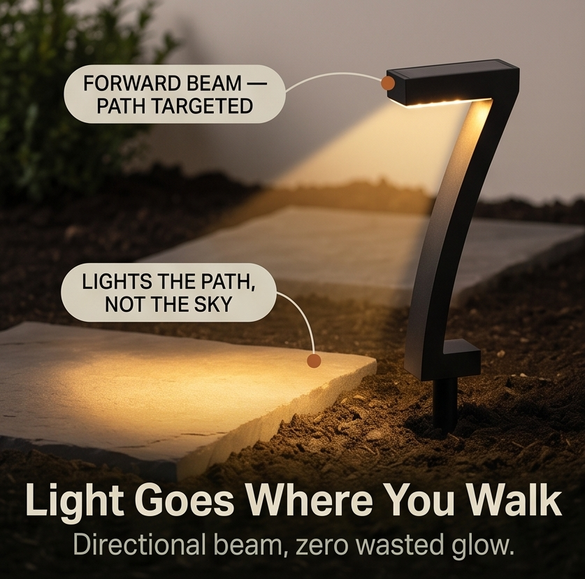 Lumenly™ – Sculptural Solar Pathway Lights (Set of 4)