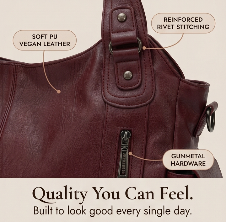 Launa™ – Soft Hobo Shoulder Bag